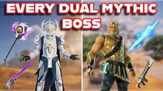 Ranking EVERY "DUAL MYTHIC" BOSS In FORTNITE HISTORY From WORST To BEST