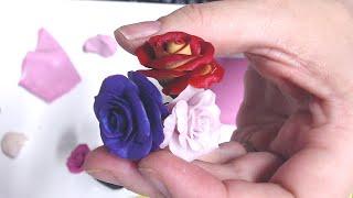 Sculpting roses with Polymer Clay {VLOG}