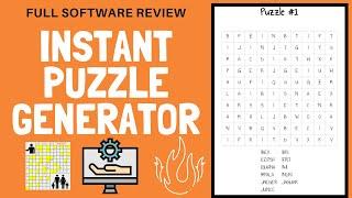 Instant Puzzle Generator Review - Create Word Puzzles Fast!