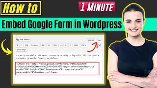 How to embed google form in wordpress 2024