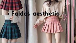 como coser UNA FALDA TABLEADA/FALTA AESTHETIC patrones free