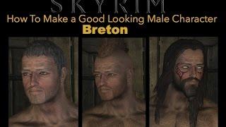 Skyrim Special Edition - How To Make a Good Looking Character - Breton Male - No Mods