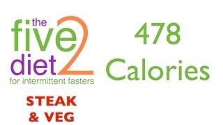 The Five2Diet -  How to Cook Steak & Veg Recipe