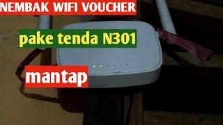 SOLUSI NEMBAK WIFI VOUCHER MEDIA TENDA n3O1 sebagai W1SP