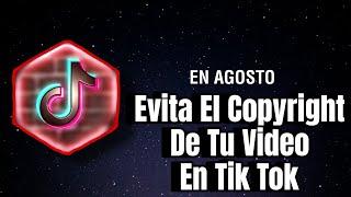 como quitar el copyright de tu video en tik tok solucion 2023 agosto