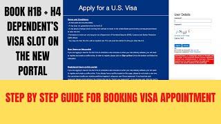 STEPS TO BOOK APPOINTMENT FOR H1B WITH H4 | WITH ALL THE GLITCHES AND WORKAROUND | VLOG #57