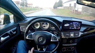 Mercedes-Benz CLS 350 d 4MATIC AMG 2015 (265HP) - POV Drive, Walkaround & Interior (Binaural Audio)