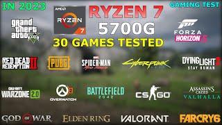 Ryzen 7 5700G Vega 8 Gaming Test - 30 Games Tested - still good in 2023?