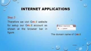 Introduction to e-mail and Internet applications