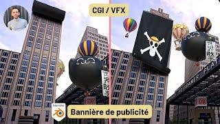 How to Create a CGI and VFX Advertising Banner in Blender | Blender VFX Tutorial