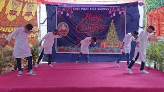 Christmas Dance Class 9 boys of Holy Mary High School Ferozguda Hyd