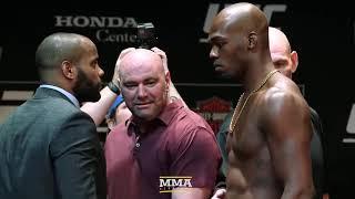 Every Staredown Of Jon Jones Career