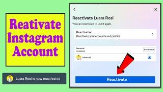 How to reactivate Instagram account 2023 on PC Laptop after temporarily deactivated after disabled