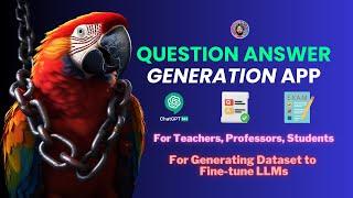 Question and Answer Generation App using LLM: Elevate Your Exam Prep with Generative AI 