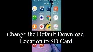 How to change the default download location to external SD card in Android devices (Without Root)