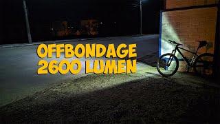 Велофара Offbondage 2600 lumen с Aliexpress