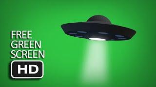 Free Green Screen - UFO 3D Animated