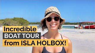 What to do in Holbox Mexico! | Super fun 3-points boat tour from Isla Holbox!