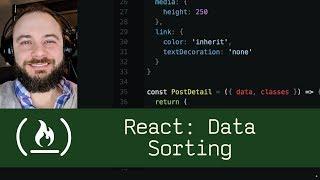 React: Data Sorting (P5D45) - Live Coding with Jesse