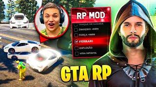 ASSUSTEI STREAMERS FINGINDO SER HACKER NO GTA RP!!