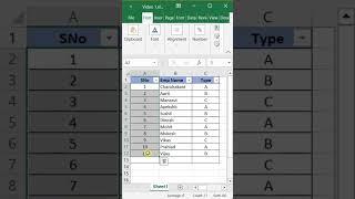 Excel Trick 2 Automatically Insert Serial Number after filter in excel #shorts #excel #exceltutorial