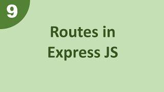 Mern Stack - How to create route in Express JS