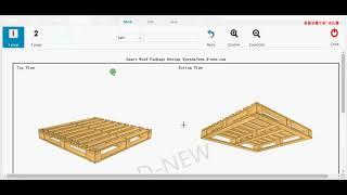 Dnew wooden pallet design software