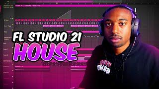 FL Studio 21 Beginners House Tutorial (No Extra Plugins Needed)