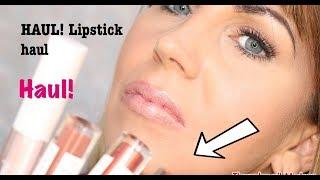 HAUL! Lipstick haul - drugstore & high end