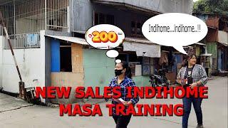 Cara kerja sales indihome selama masa training, menawarkan paket paket indihome