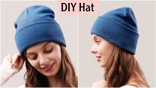 DIY sewing Beanie hat for adults / How to sew a hat / Sewing tutorial