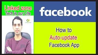 How to Auto update Facebook app