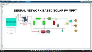 Neural network based solar PV MPPT