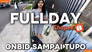 Fullday ONBID Shopee Sampai TUPO !!! | Motovlog Driver Shopee Bandung