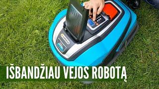 Vejos robotas: paleidimas ir pirmieji įspūdžiai