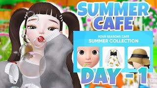 (Summer Cafe Quests) DAY-1 | full tutorial | play with me | SUHU