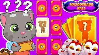 Talking Tom Gold Run MASQUERADE Ball EVENT Lucky Cards Lucky Angela & Frosty Tom Vs Roy Raccoon