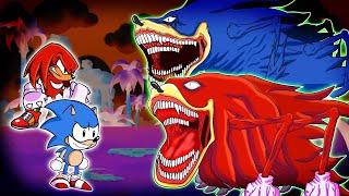 SHIN SONIC TAPES Characters - Chaos & Knuckles | Animation Drawing Cartoon | Swap Speedpaint