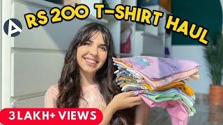 Ajio Tops & T shirts Haul under Rs 200! | Heli Ved