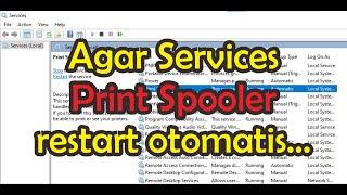 Windows cannot connect to the printer, Restart Print Spooler Otomatis