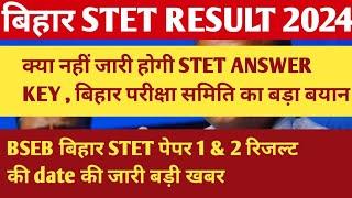 BPSC ने जारी किया STET रिजल्ट   | Bihar stet result 2024 kab tak aayega || bihar stet result 2024