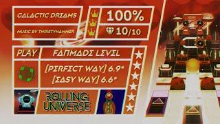 「Reverse/Widescreen/Rolling Universe』Galactic Dreams 100% All Gems & Crowns | Reverse Mode challenge