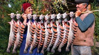 Fresh Trout Cooked in a Wood Fired Oven | A Traditional Delight