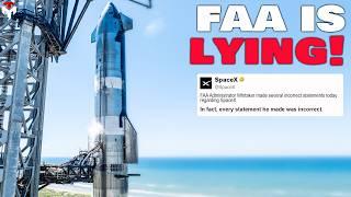 Elon Musk Exposed Shocking FAA LIE on Delay Starship Launch...