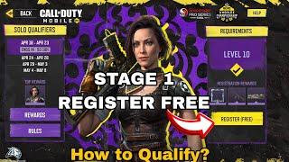 How to Register for Stage 1 | World Championship 2024 Cod Mobile | How to Qualify