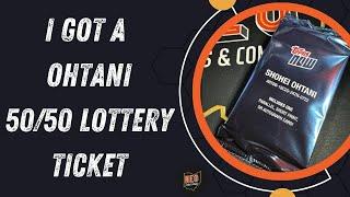 Ohtani 50/50 Topps Now lottery pack opening.