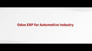 Odoo ERP For Automotive Business