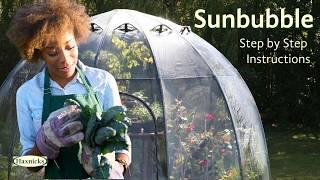 Can you set up a Sunbubble greenhouse in less than 10 minutes? Find out now! #gardening #greenhouse