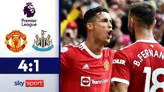 CR7 ist zurück und wie! | Manchester United - Newcastle 4:1 | Highlights - Premier League 2021/22