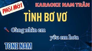 Karaoke Tình Bơ Vơ | Acoustic guitar (Beat chất lượng cao) | Tone Nam | Nam Trân